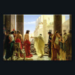 Foto Ecce Homo de Antonio Ciseri<br><div class="desc">Antonio Ciseri - Ecce Homo, 1871. Ecce homo ("eis o homem") são as palavras latinas usadas por Pôncio Pilato na tradução Vulgada do Evangelho de João, quando apresenta um Cristo de Jesus amassado, amarrado e coroado de espinhos, a uma multidão hostil pouco antes de sua Crucificação.</div>