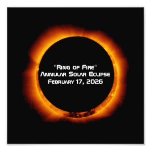 Foto Eclipse Solar Anelar de 2026