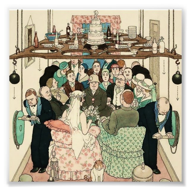 Foto "Economy of Space", por W Heath Robinson (Frente)