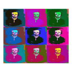 Foto Edgar Allan Poe Pop Art