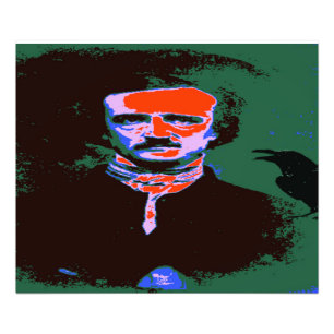 Foto Edgar Allan Poe Pop Art Retrato