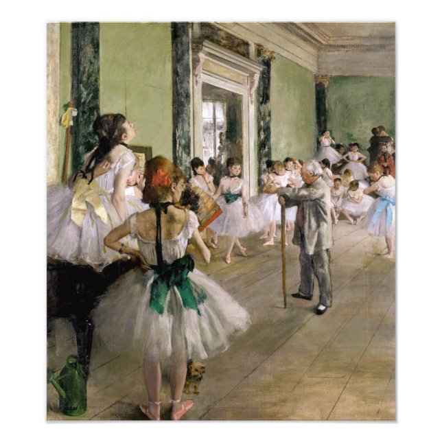 Foto Edgar Degas - A Aula de Dança (Frente)