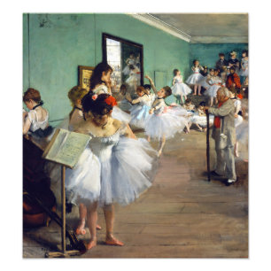 Foto Edgar Degas - A Classe da Dança