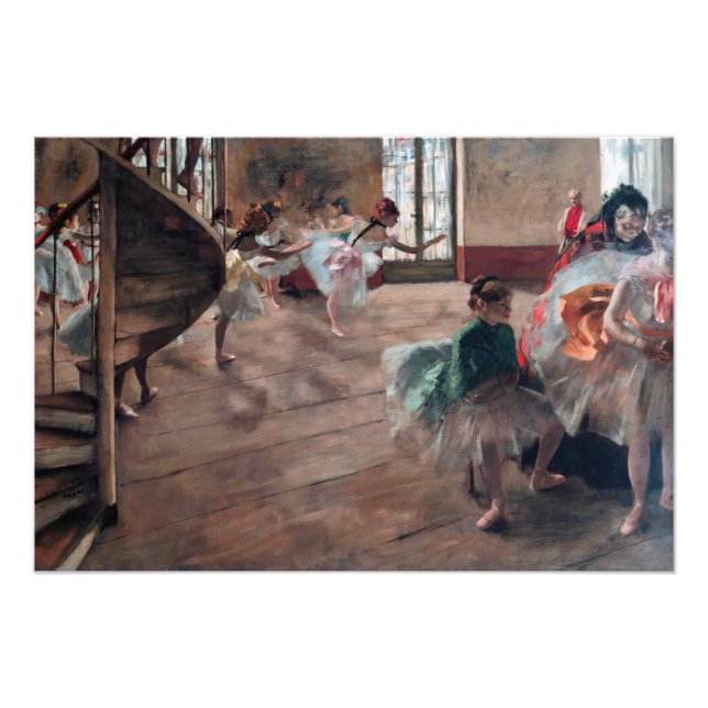 Foto Edgar Degas - A Rehearsal (Frente)