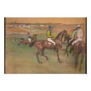 Foto Edgar Degas - cavalos de raça