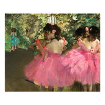 Edgar Degas - Dançarinos a rosa