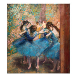 Foto Edgar Degas - Dançarinos em azul
