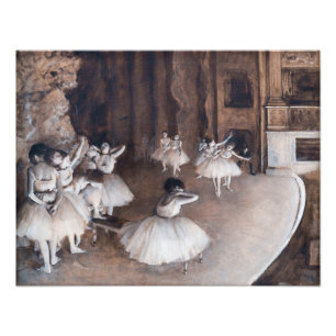 Foto Edgar Degas - Ensaio de Ballet no Palco