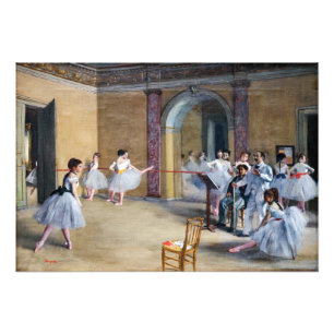 Foto Edgar Degas - Foyer de Dança, Ópera rue Le Peletie