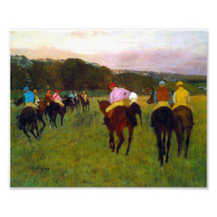 Foto Edgar Degas Race Horses em Longchamp