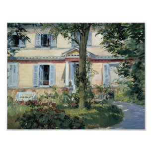 Foto Edouard Manet - A Casa no Rueil