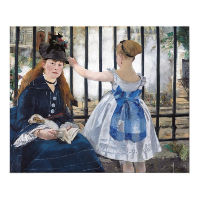 Foto Edouard Manet - A Ferrovia (Frente)