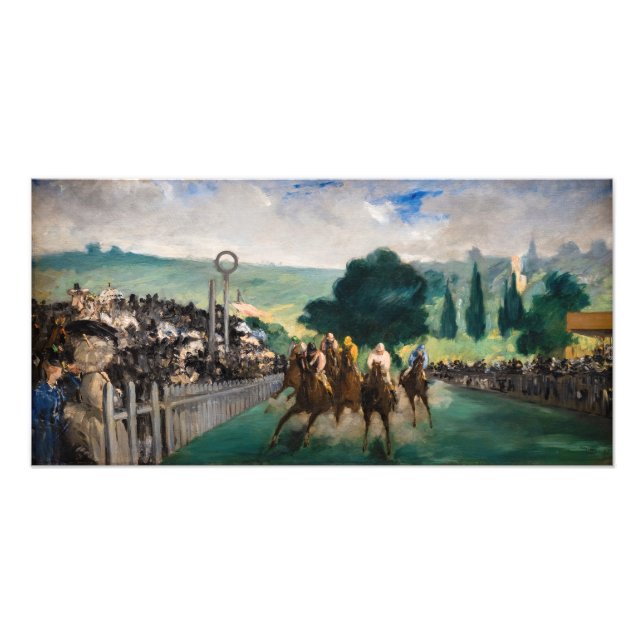 Foto Edouard Manet - As Corridas em Longchamp (Frente)