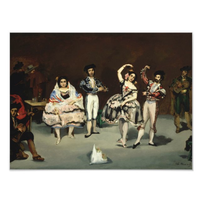 Foto Edouard Manet - Balé espanhol (Frente)