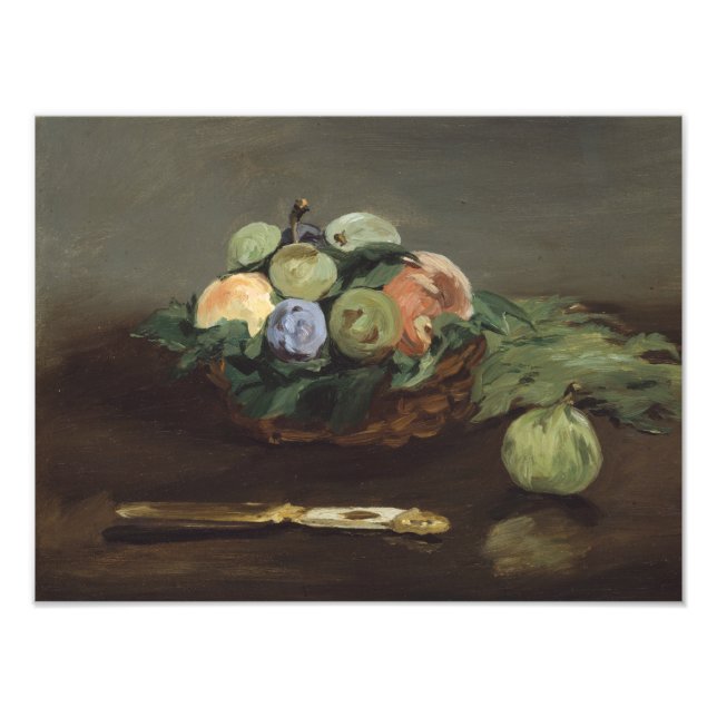 Foto Edouard Manet - Cesta de Fruta (Frente)