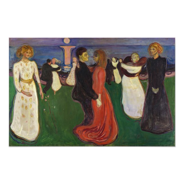 Foto Edvard Munch - A dança da vida (Frente)