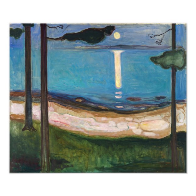 Foto Edvard Munch - Lua (Frente)