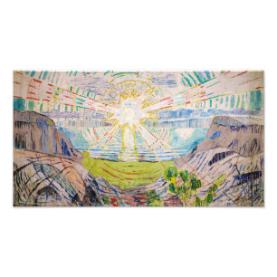 Foto Edvard Munch - O Sol 1910
