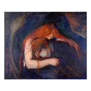 Foto Edvard Munch - Vampiro / Amor e Dor