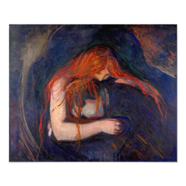 Foto Edvard Munch - Vampiro / Amor e Dor (Frente)