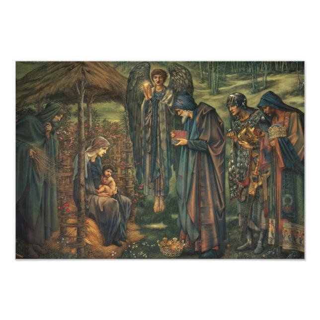 Foto Edward Burne-Jones - A Estrela de Belém (Frente)