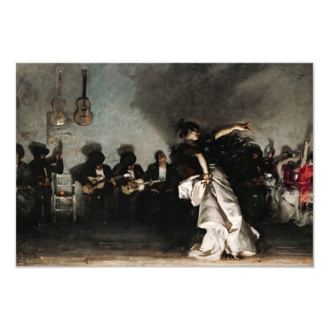 Foto El Jaleo, 1882, por John Singer Sargent (Frente)