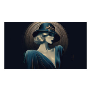 Foto "Ela tem o Blues" Art Deco Le Femme Poster