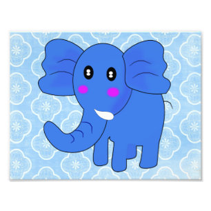 Foto elefante azul