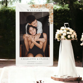 Foto Elegant Floral Welcome Wedding