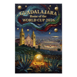 Foto Elegant Guadalajara Soccer Art 2026 Stadium