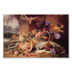 Foto Elegante "A Vida Estática com Flores" por Eugene