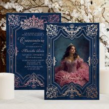 Foto Elegante Coroa Rosa Tiara Royal Quinceanera