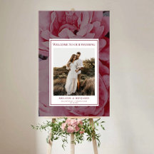 Foto Elegante Floral Romântica Boas-vindas