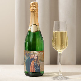 Foto Elegante Script Boho Wedding