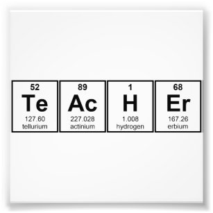Foto Elementos Químicos de Professores de Ciência