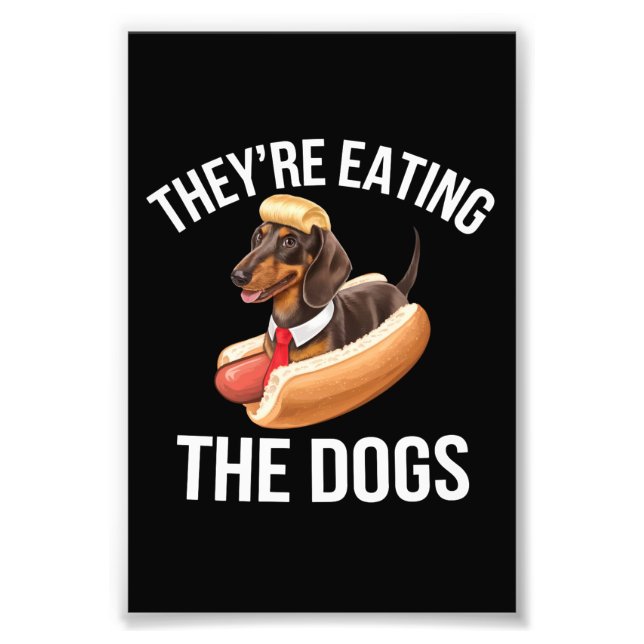 Foto Eles Estão Comendo Os Cachorros Debate Donald Trum (Frente)