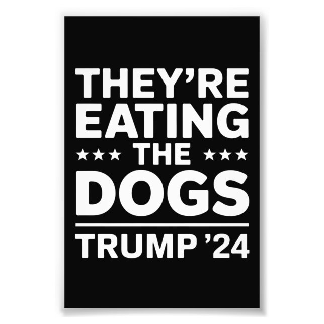 Foto Eles estão comendo os cachorros Debate engraçado C (Frente)