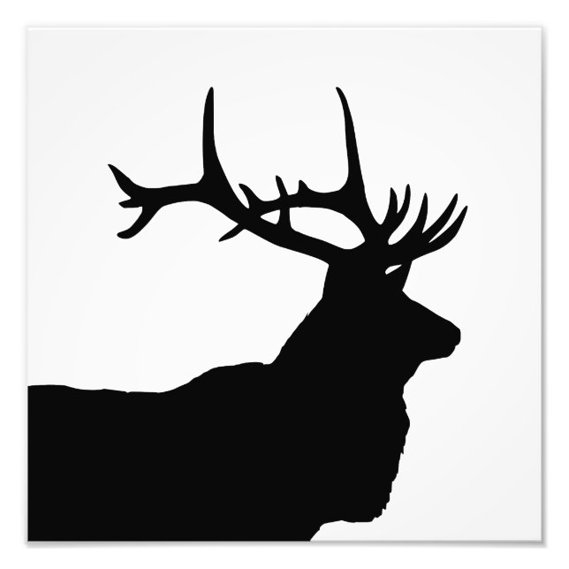 Foto Elk Head Silhouette (Frente)