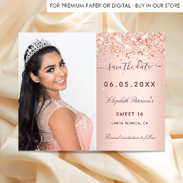 Foto em branco do rosa do Budget Sweet 16 Salve a