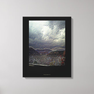 Foto em relevo na Canvas