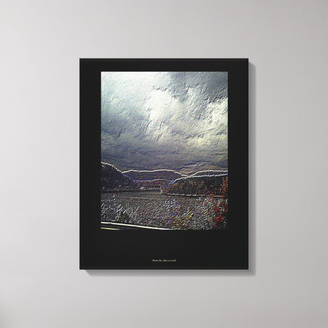 Foto em relevo na Canvas (Frente)