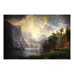 Foto Em Sierra Nevada por Albert Bierstadt
