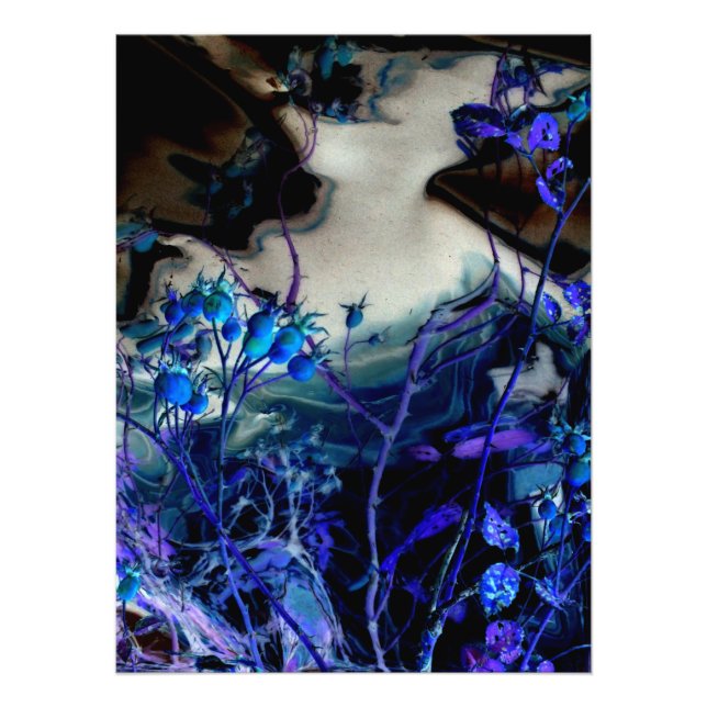 Foto "Em Um Sonho" Hips Rosa Abstrato Digitalmente Alte (Frente)
