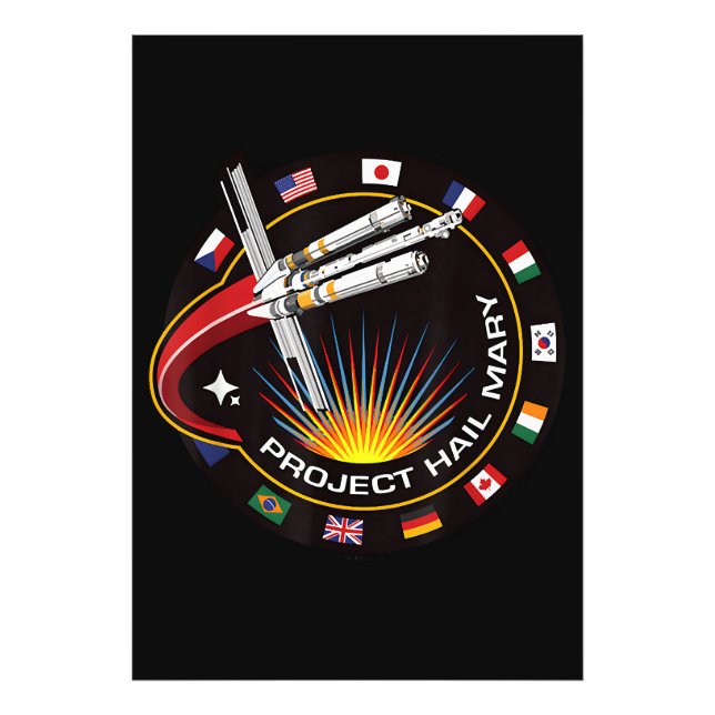 Foto Emblema de Missão Espacial (Frente)