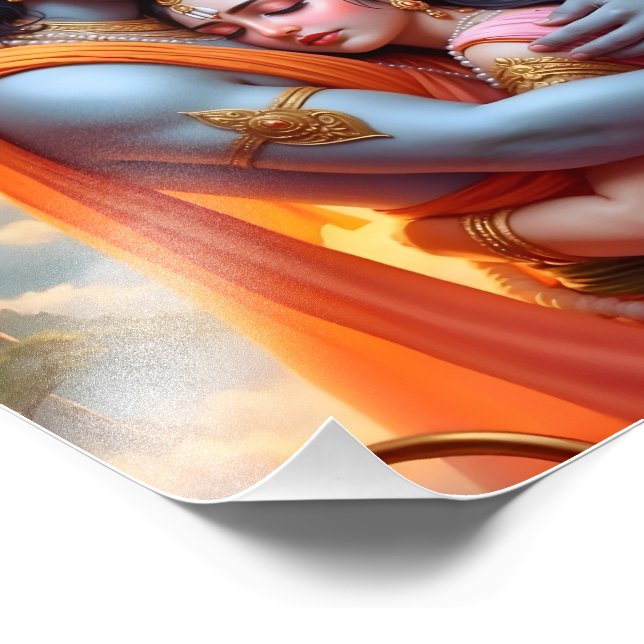 Foto Embraço divino: Ram e União de Sita (Borda)