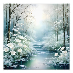 Foto Encantando Bloom de inverno