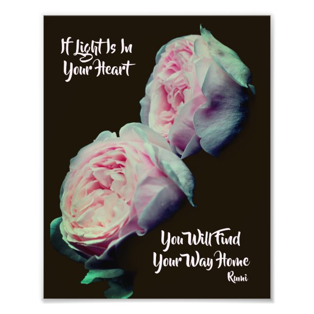 Foto Encontre seu caminho para uma citação de Rumi Insp (Frente)