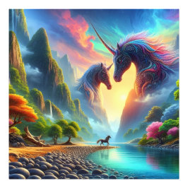 Foto Encontro Majestoso em um Vale Colorido - Elegante