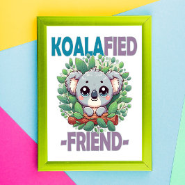 Foto engraçada do Amigo Koalafied Pun Bonito bebê