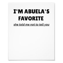 Engraçado “EU SOU O FAVORITO DA ABUELA” – Família 